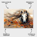 Toiledart Grand tableau cheval Toile
