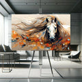 Toiledart Grand tableau cheval Toile