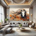 Toiledart Grand tableau cheval Toile