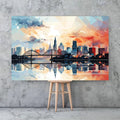Toiledart Grand Tableau New York City Toile