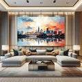 Toiledart Grand Tableau New York City Toile