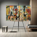 Toiledart Peinture tableau africain Toile
