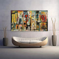 Toiledart Peinture tableau africain Toile