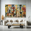 Toiledart Peinture tableau africain Toile