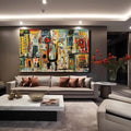 Toiledart Peinture tableau africain Toile