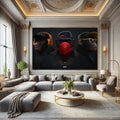 Toiledart Tableau 3 singes Hip Hop Toile