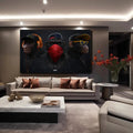 Toiledart Tableau 3 singes Hip Hop Toile
