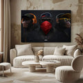 Toiledart Tableau 3 singes Hip Hop Toile