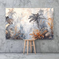 Toiledart Tableau abstrait aquarelle parc floral Toile