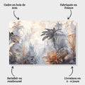 Toiledart Tableau abstrait aquarelle parc floral Toile