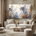 Toiledart Tableau abstrait aquarelle parc floral Toile