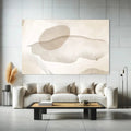 Toiledart Tableau abstrait beige Toile