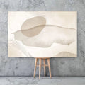 Toiledart Tableau abstrait beige Toile