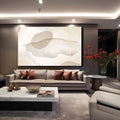 Toiledart Tableau abstrait beige Toile 60x40