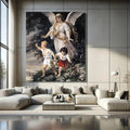 Toiledart Tableau Ange protecteur Toile