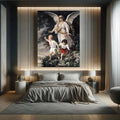 Toiledart Tableau Ange protecteur Toile