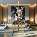 Toiledart Tableau Ange protecteur Toile