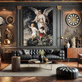 Toiledart Tableau Ange protecteur Toile