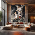 Toiledart Tableau Ange protecteur Toile