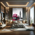 Toiledart Tableau paysage Londres Toile