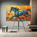 Toiledart Tableau peinture cheval sur toile Toile
