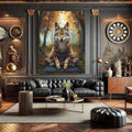 Toiledart Tableau portrait loup zen Toile