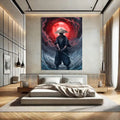 Toiledart Tableau samouraï solitaire Toile