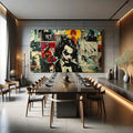 Toiledart Tableau street art DC Comics Toile