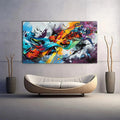 Toiledart Tableau street art graffiti Toile