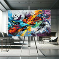 Toiledart Tableau street art graffiti Toile