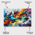 Toiledart Tableau street art graffiti Toile