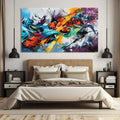 Toiledart Tableau street art graffiti Toile
