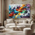 Toiledart Tableau street art graffiti Toile