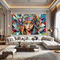 Toiledart Tableau street art visage d'enfant Toile
