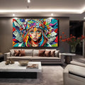 Toiledart Tableau street art visage d'enfant Toile