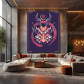 Toiledart Tableau tête de dragon japonais Toile
