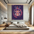 Toiledart Tableau tête de dragon japonais Toile