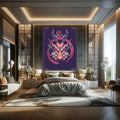 Toiledart Tableau tête de dragon japonais Toile