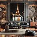 Toiledart Tableau tour Eiffel vue du pont Toile