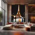 Toiledart Tableau tour Eiffel vue du pont Toile