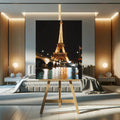 Toiledart Tableau tour Eiffel vue du pont Toile