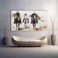 Toiledart Tableau trois cavaliers Toile