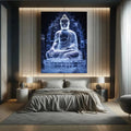 Toiledart Toile 40x30 Tableau bouddha luminescent