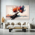 Toiledart Toile Tableau arbre abstrait