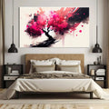 Toiledart Toile Tableau arbre abstrait coloré