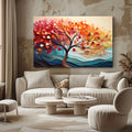 Toiledart Toile Tableau Arbre de peinture abstraite moderne