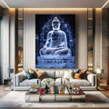 Toiledart Toile Tableau bouddha luminescent