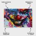 Toiledart Toile Tableau clown pop art