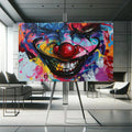 Toiledart Toile Tableau clown pop art