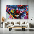 Toiledart Toile Tableau clown pop art
